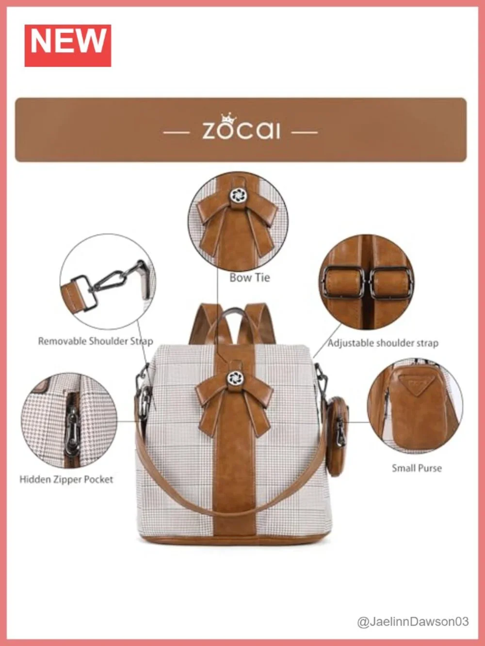 PU Leather Anti-Theft Backpack Purse Women Fashion Daypack Satchel